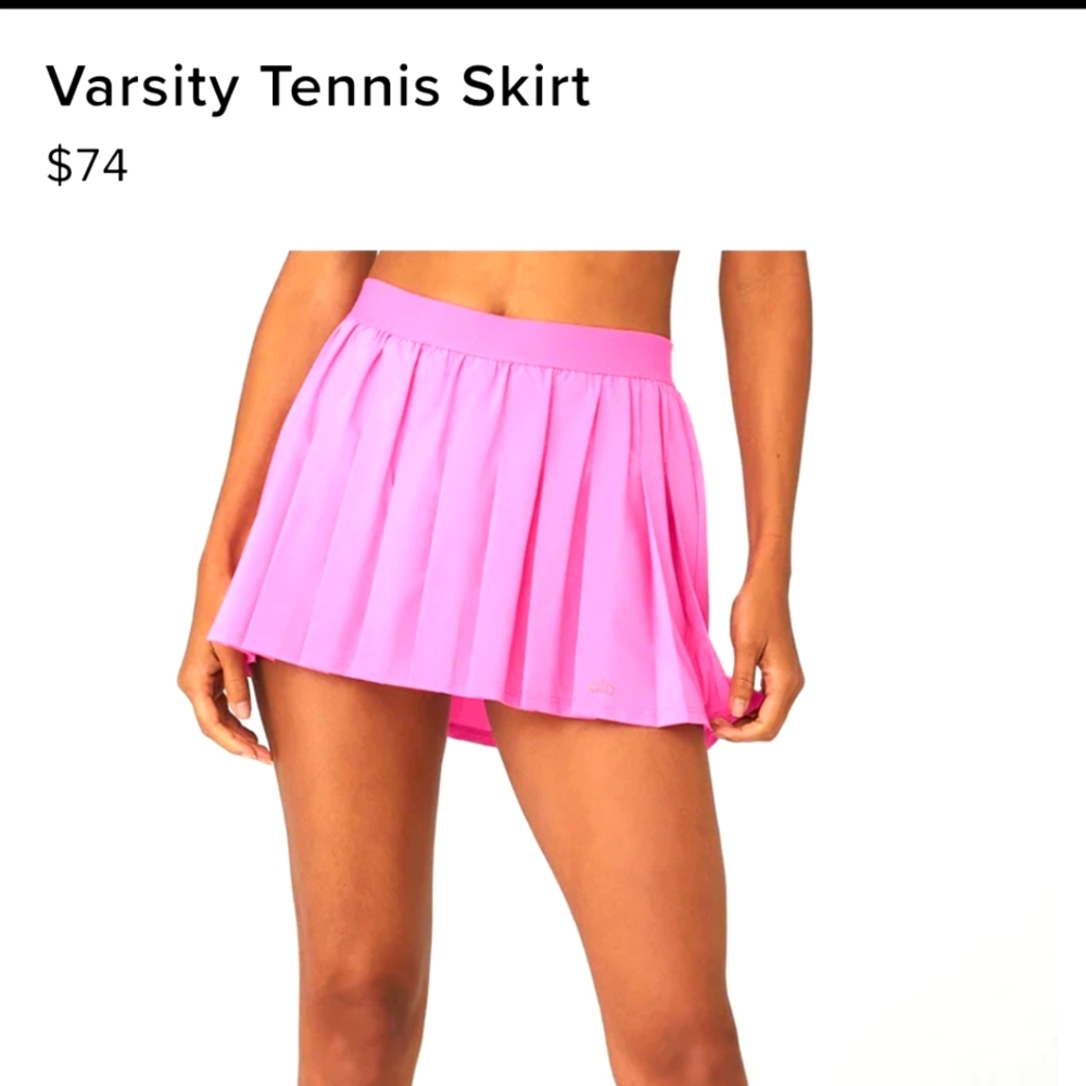 ALO YOGA TENNIS SKIRT SMALL